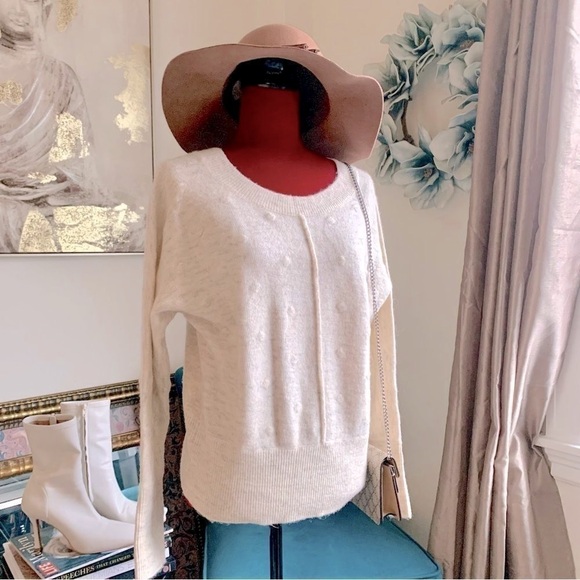 WILLIAM RAST CREAM ALPACA SWEATER - Picture 2 of 11